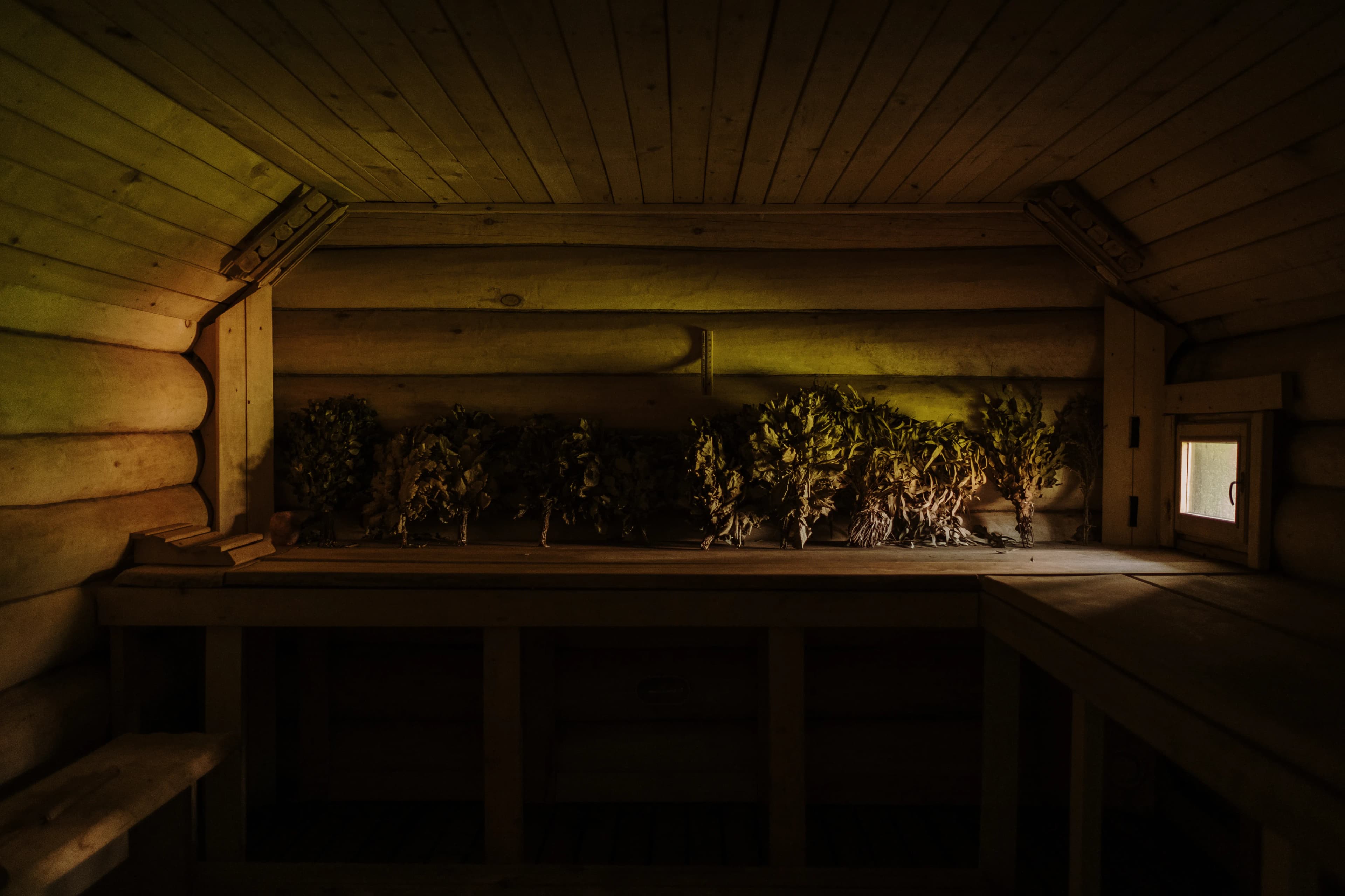 Sauna timer and calm environment